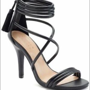 Strappy high heeled